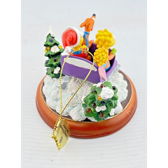 SIMPSONS Bradford Christmas Ornament Illuminated “Dashing Through the Snow” Vtg - Picture 3 of 7